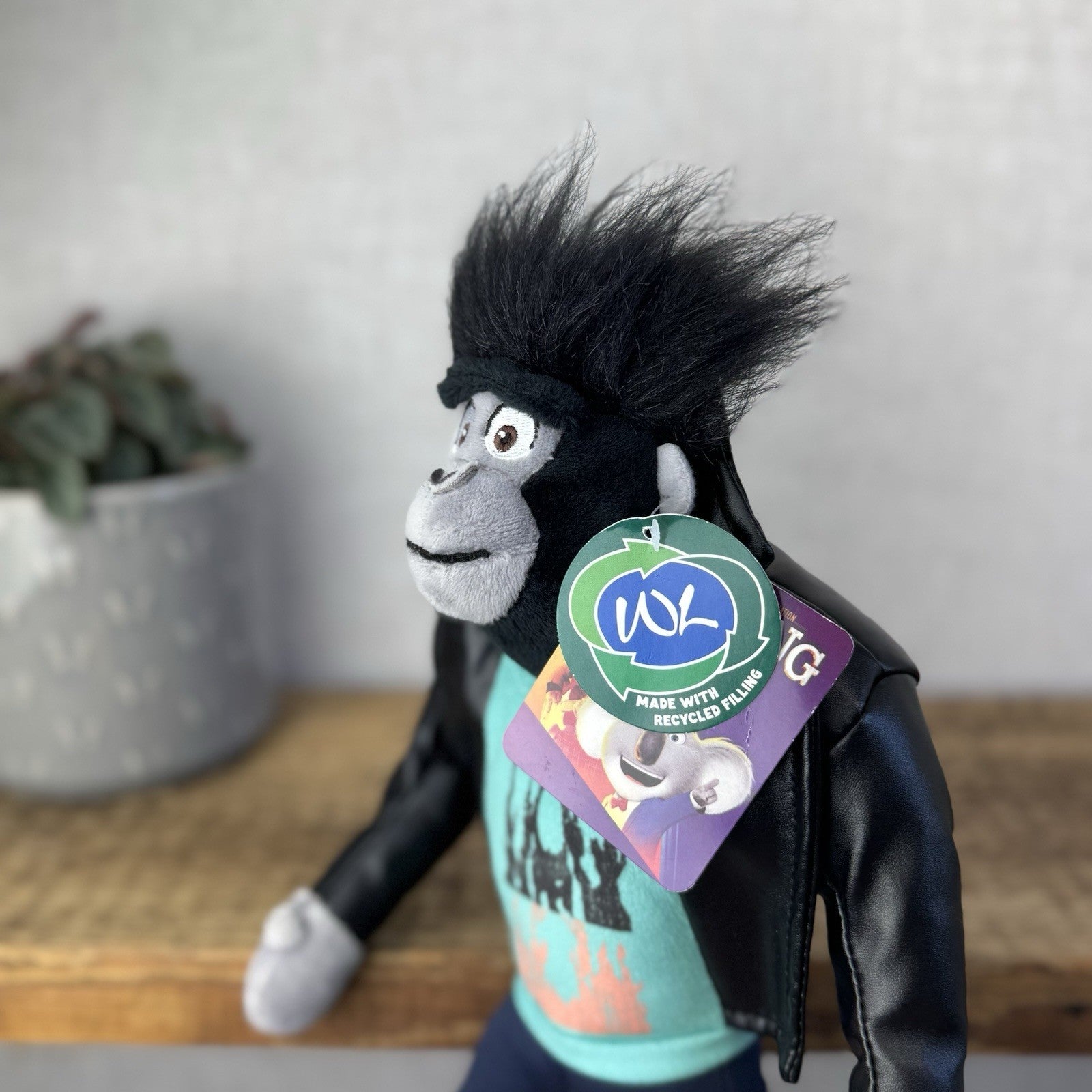 Sing 2 Johnny The Gorilla Soft Toy Plush Illumination Rare Sing Soft Toy