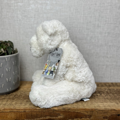 Jellycat Medium Perry Polar Bear - White Polar Bear Beanie Soft Toy 8” (#2)