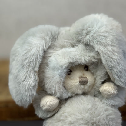 Bukowski Bears Ziggy Winter Rabbit Bear - Mini Grey Bunny Rabbit Bear Dress Up 