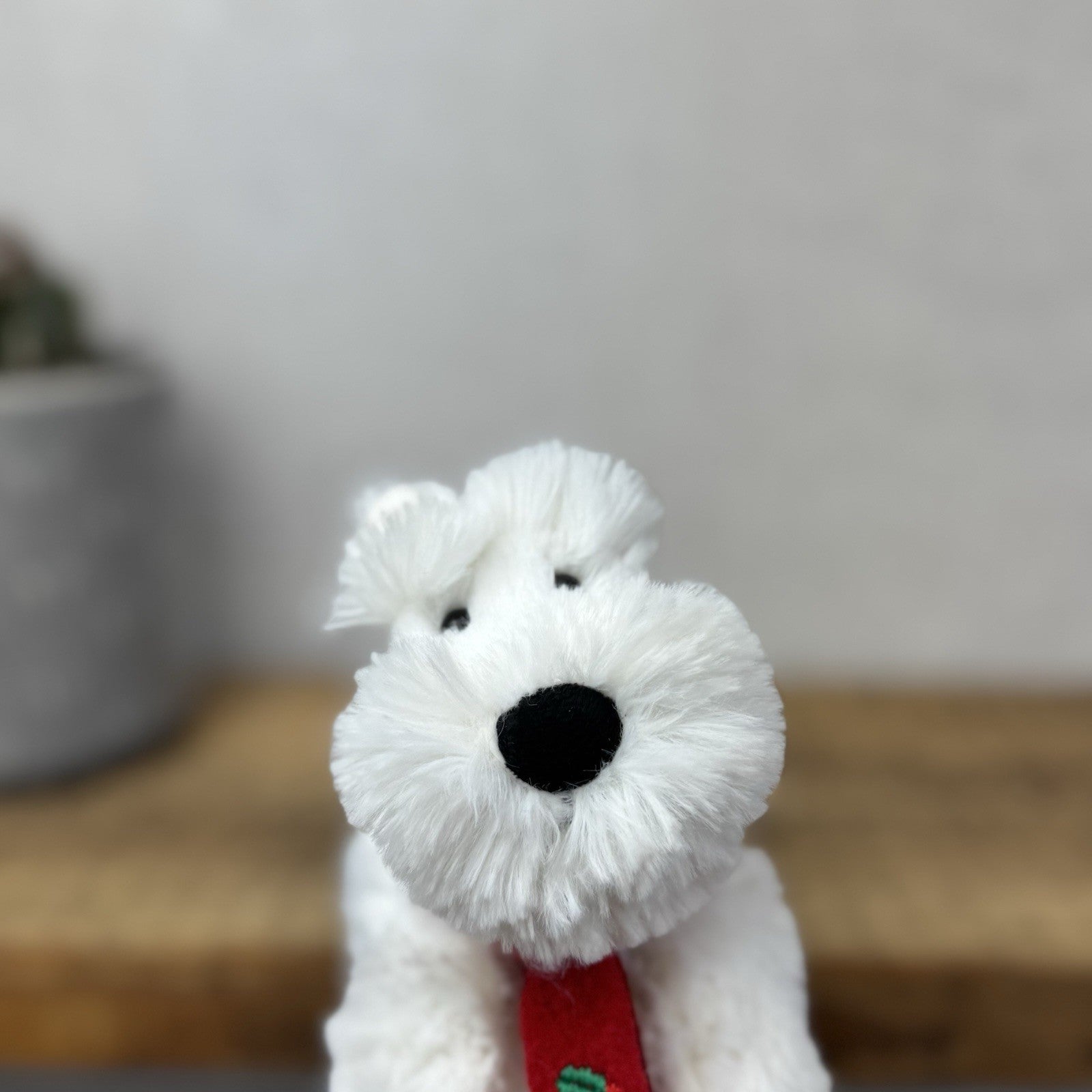 John Lewis Tiny Terrier Christmas Puppy 5” (Jellycat Collaboration) Small Puppy