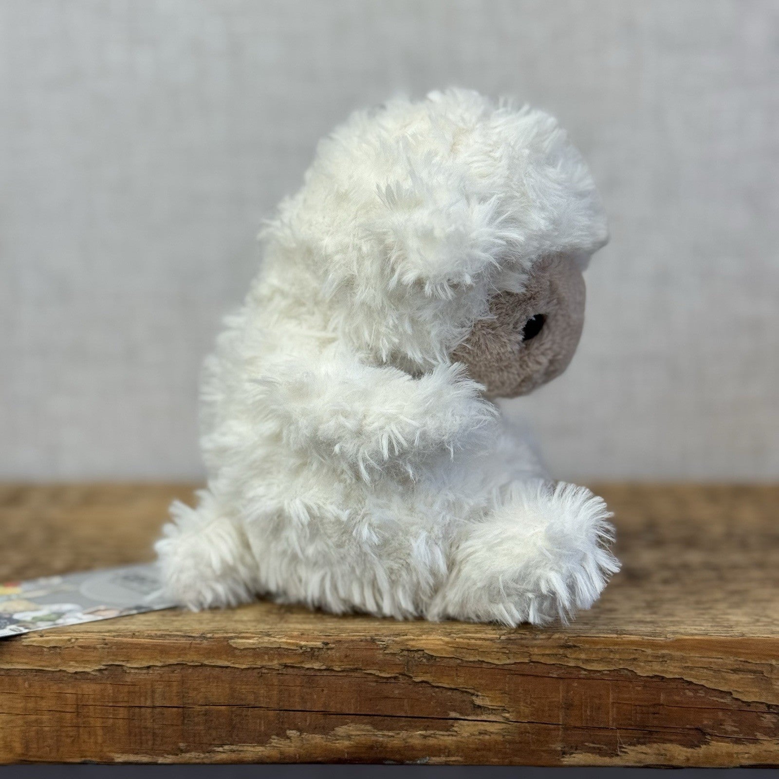 Jellycat Yummy Lamb - Small Textured Sheep Plush  Soft Toy Retired 6”