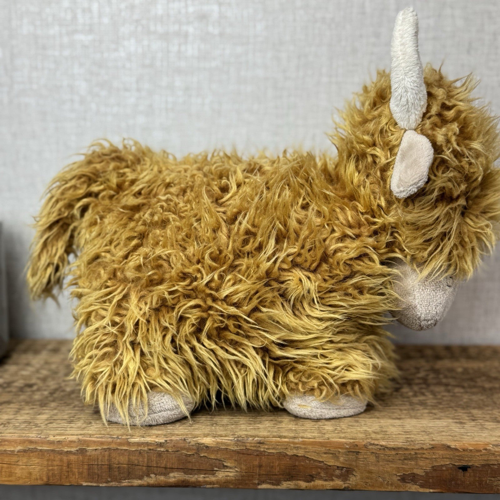 Jellycat Medium Truffles Highland Cow - Special Edition Truffles Curly Hair 14”