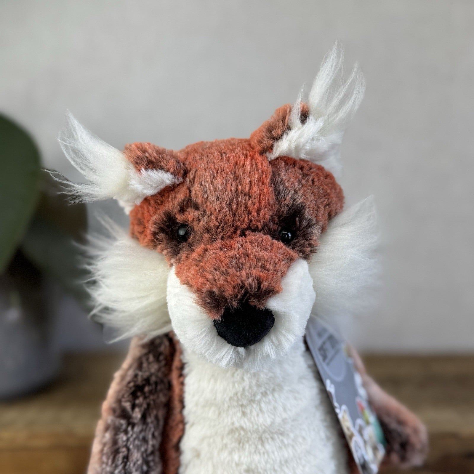Jellycat Woodland Babe Fox - Rare Mottle Red/Grey Mix Fox Soft Toy US Exclusive