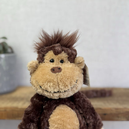 Jellycat Small Pickles Monkey - Vintage Jellycat Monkey New With Tags 12" Rare