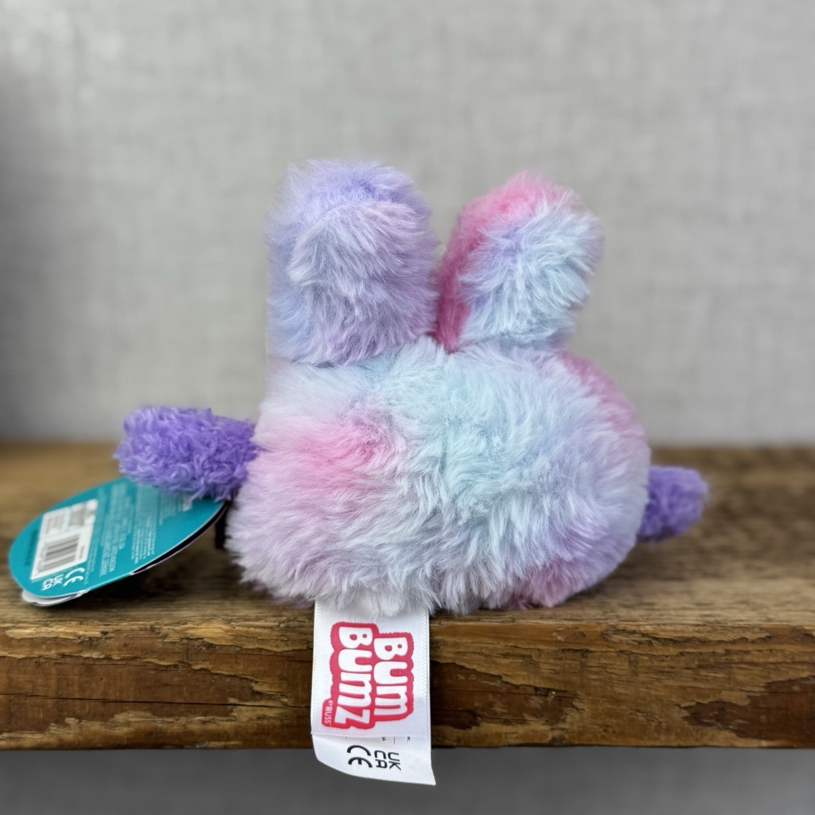 BumBumz GroovyBums Petra The Peace Sign Plush Toy - Beanie Soft Toy NWT 4.5"