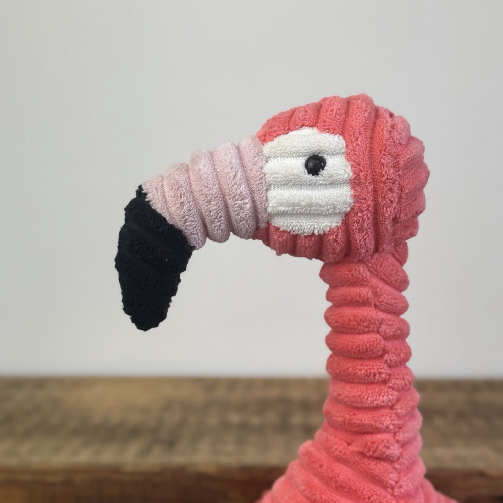 Jellycat Cordy Roy Flamingo - Pink Corduroy Beanie Flamingo Bird Retired 16"