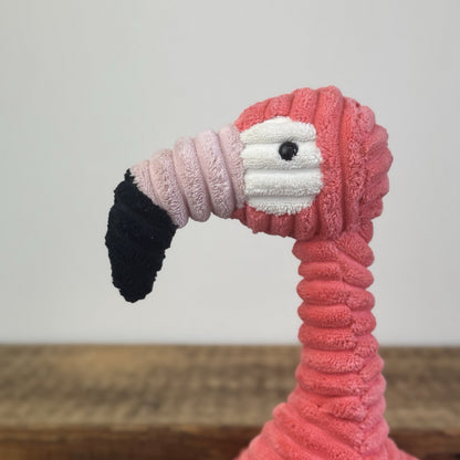 Jellycat Cordy Roy Flamingo - Pink Corduroy Beanie Flamingo Bird Retired 16"