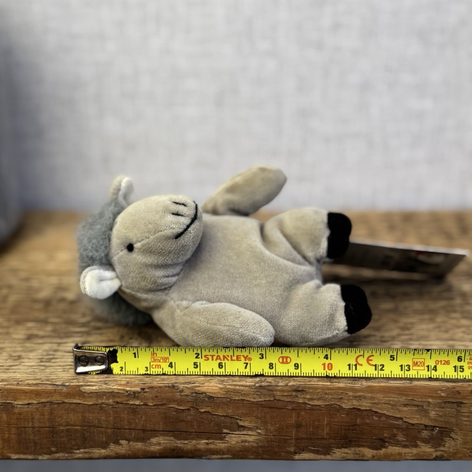 Manhattan Toy Company Farmyard Donkey Beanie Mini Vintage Donkey (Old Jellycat)