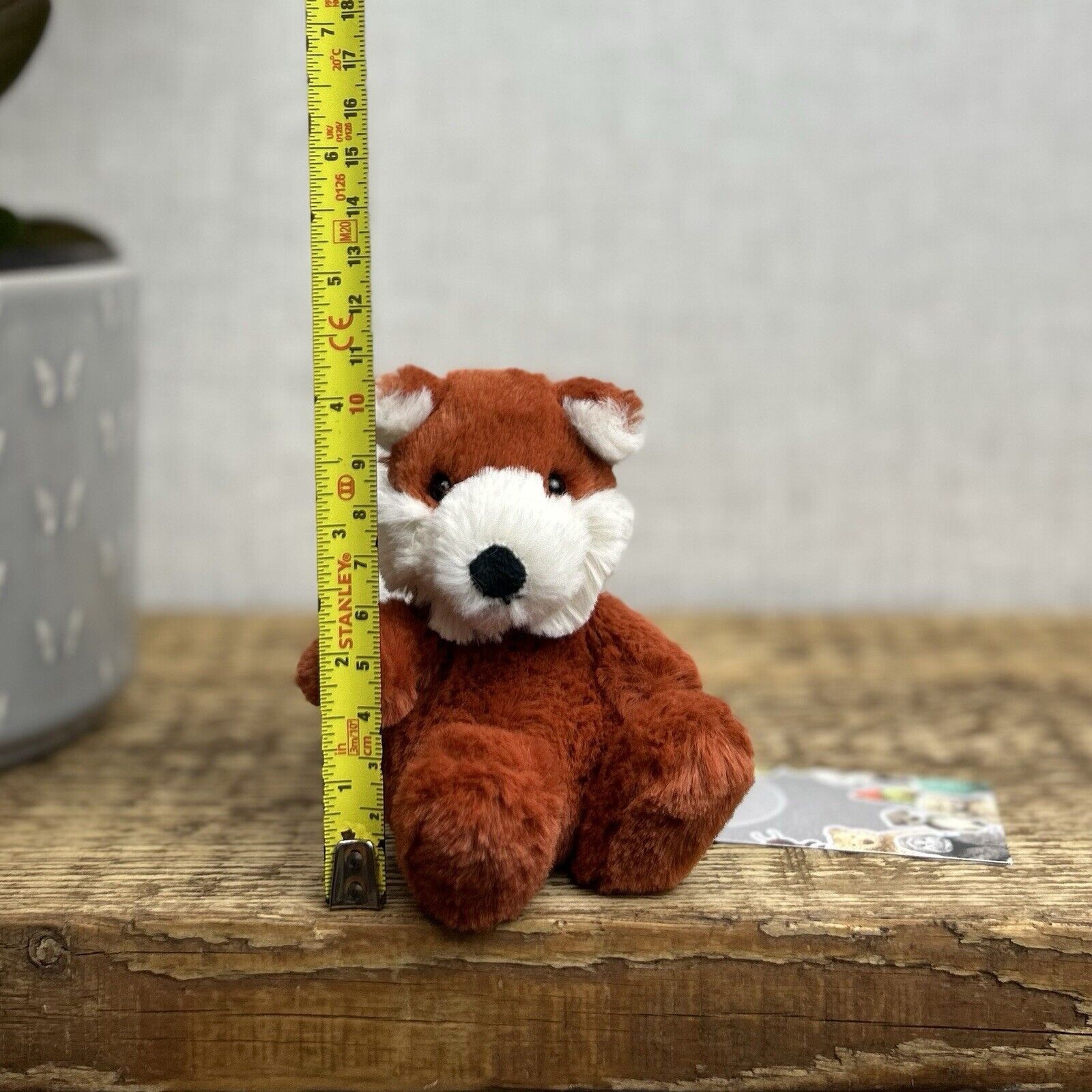 Jellycat Tiny Poppet Baby Fox - Baby Poppet Fox - Tiny Pocket Beanie Pal 4"