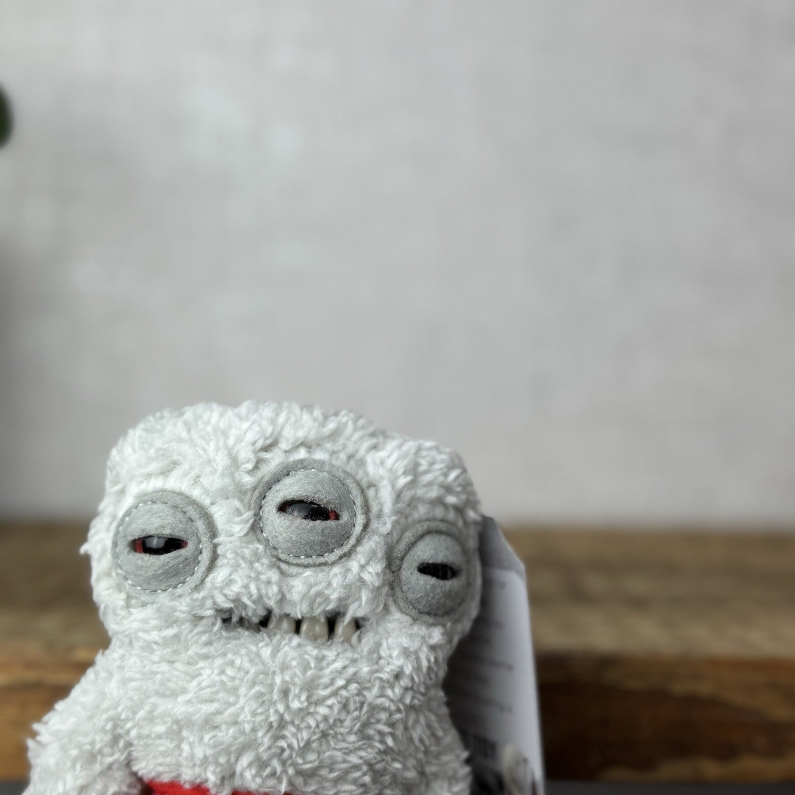 Fuggler Budgie Fuggler Annoyed Alien - Grey Fuggler Monster With Pants Clip 5”