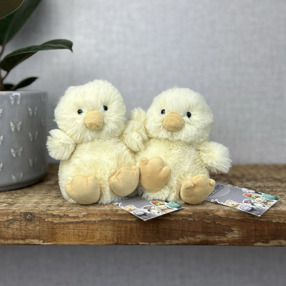 Jellycat Fluffster Yellow Chick - Small Fluffy Chick - Retired Rare - 5” (#3)