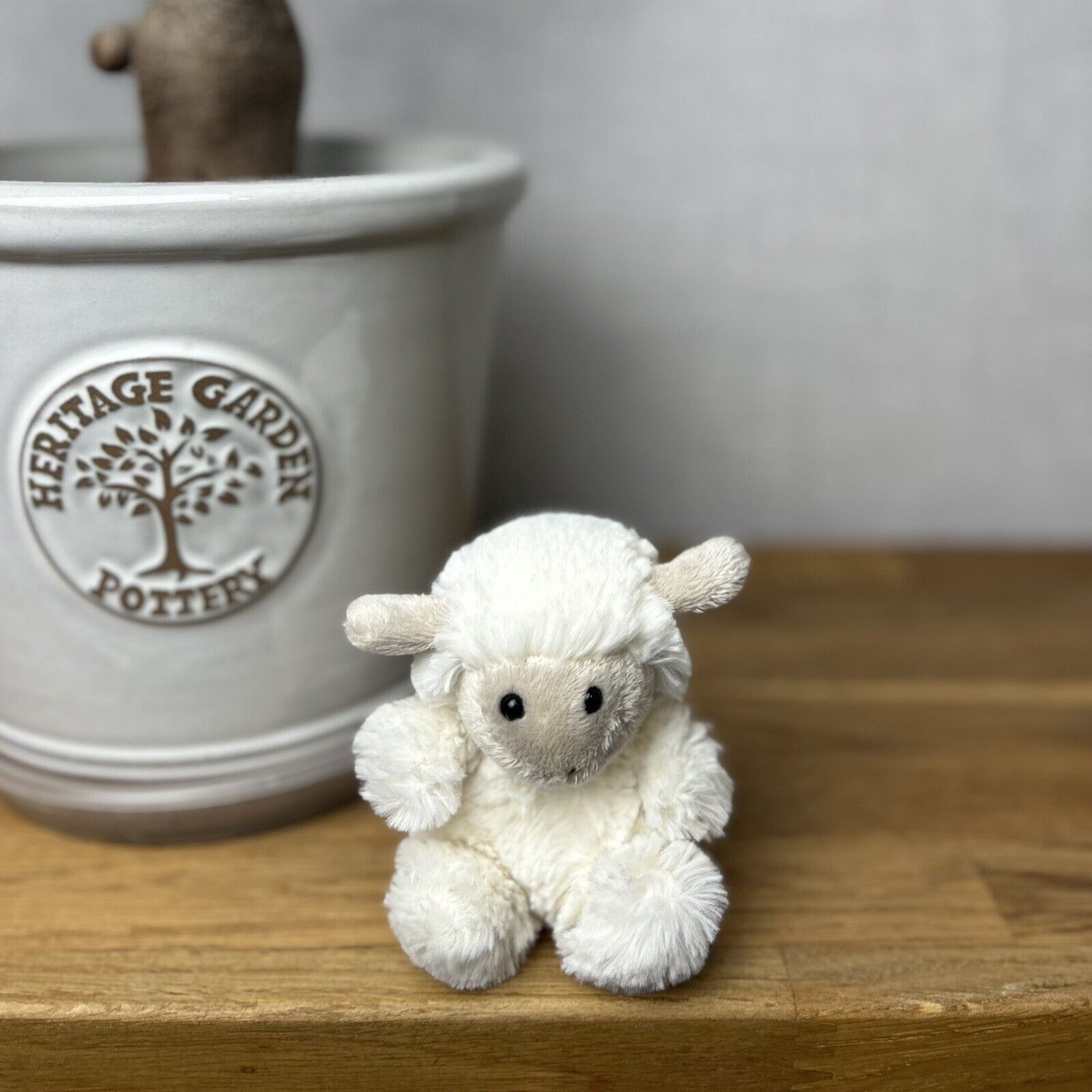 Jellycat Baby Poppet Sheep With Tags - Tiny Poppet Sheep - Baby Poppet 4”