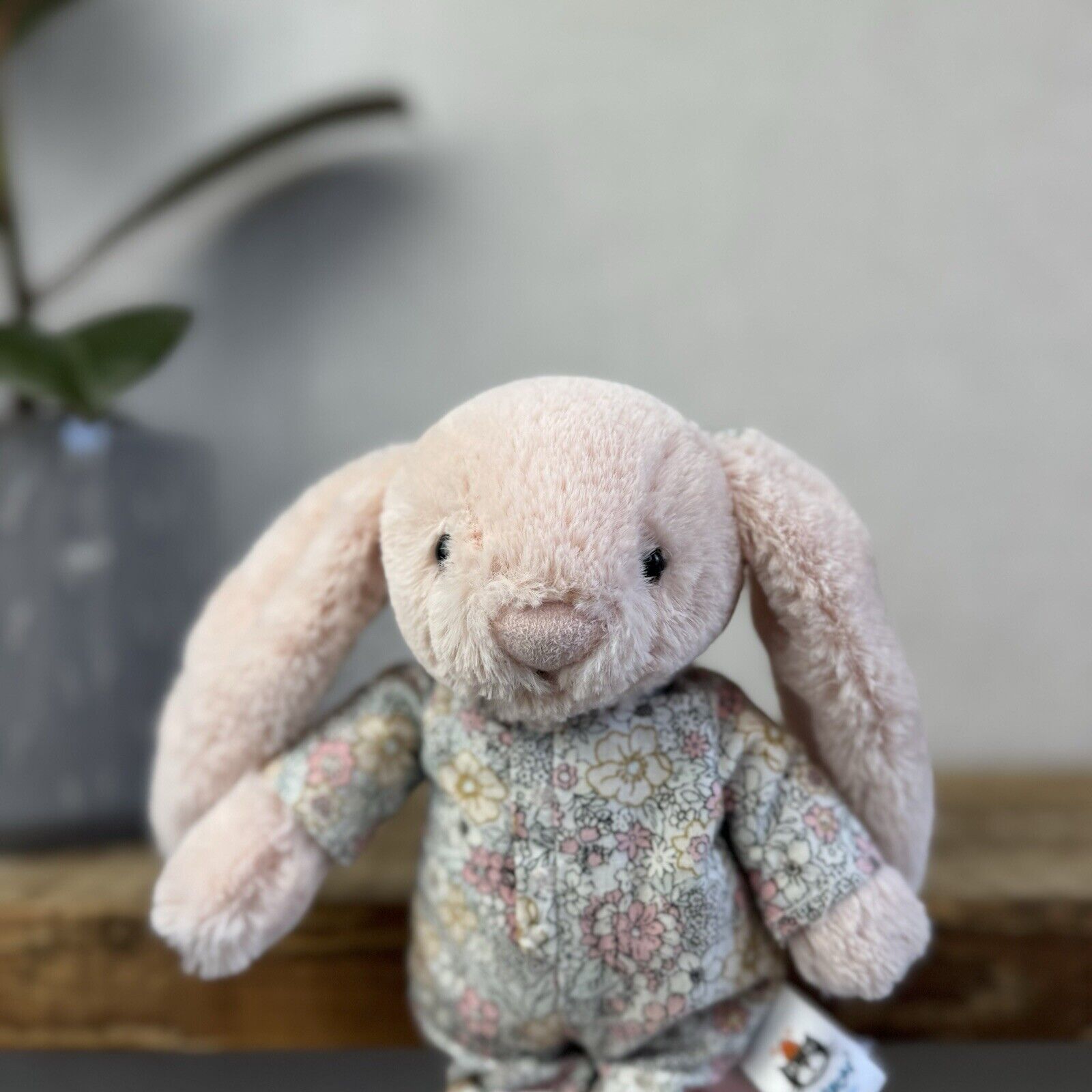 Jellycat Bedtime Blossom Bunny - Small Bunny In Pjamas - Pink Rabbit 8" (2)