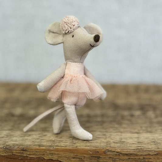 Maileg Small Dance Mouse, Ballerina Mouse Soft Toy New Without Tags Retired 