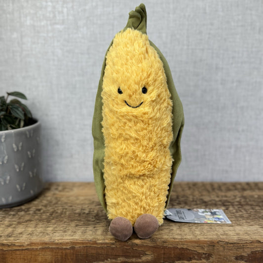 Jellycat Amuseable Corn On The Cob - Corn Cob With Legs Medium Retired Plush 12"