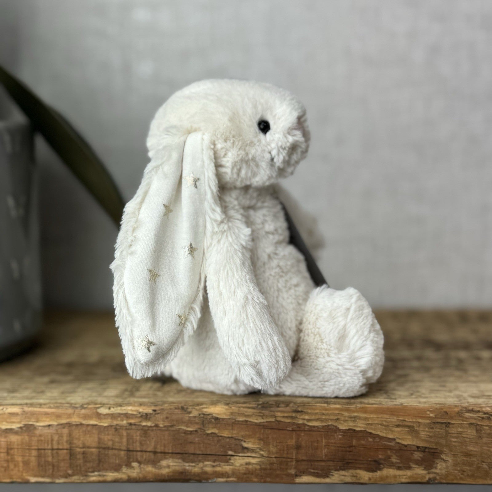 Jellycat Small Twinkle Bunny - Cream Rabbit With Star Ears - Small Cream 8”