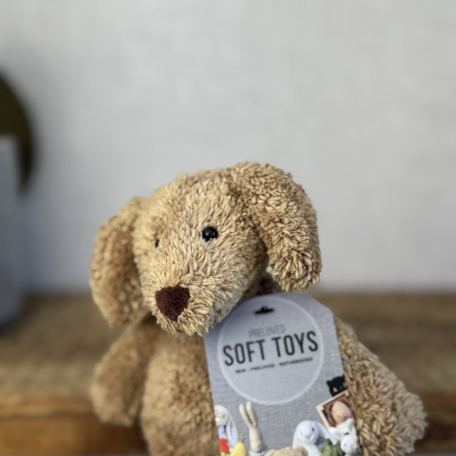 Jellycat Lil Slackajack Pup - Baby Slackajack Puppy Dog Tiny Brown Mini Dog 8”
