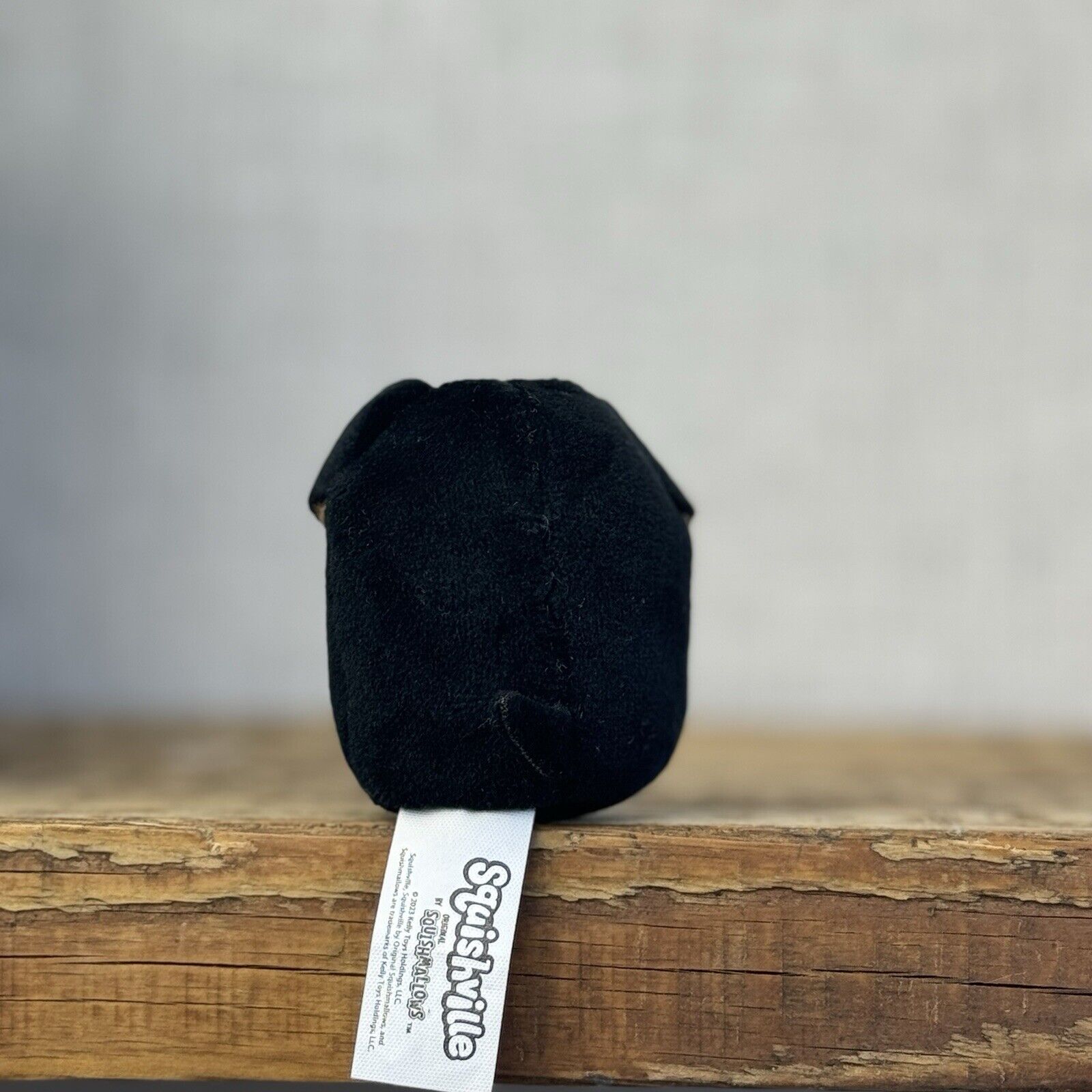 Squishmallow Squishville - Matea Rottweiler - Black & Brown Tiny Dog Squish 2"