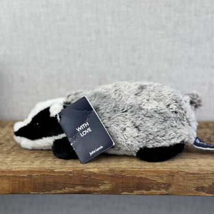 John Lewis Betsy Badger - Christmas Advert Jellycat Collaboartive Plush Tags