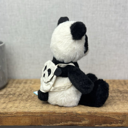 Jellycat Backpack Panda - Jellyca Small Fluffy Pada With Backpack NWT Retired 9"