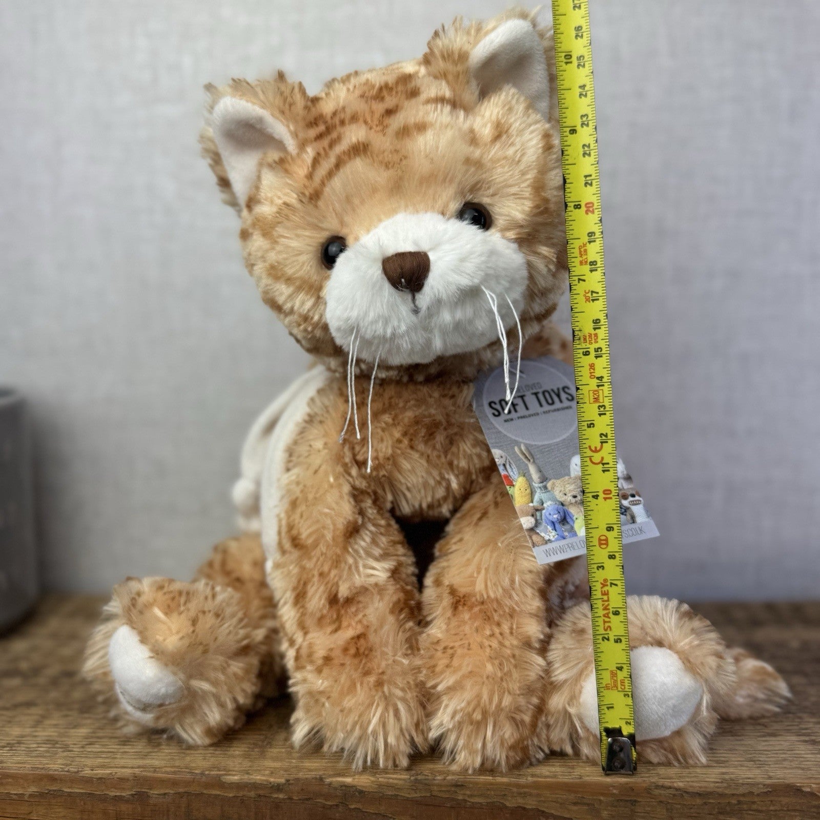 Bukowski Bears - Large Bukowski Great Loki Cat Kitten Large Floppy Ginger Tabby