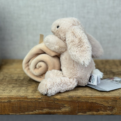 Jellycat Smudge Bunny Soother - Smudge Comforter Soft Toy Peachy Bunny Soother
