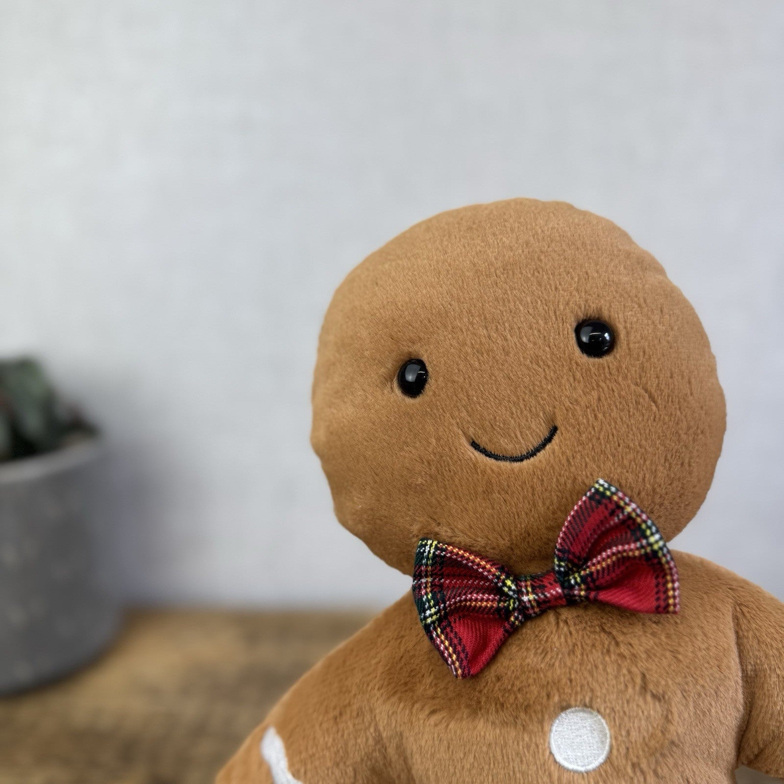Jellycat Large Jolly Gingerbread Fred - New With Tags Gingerbread Soft Toy 12"