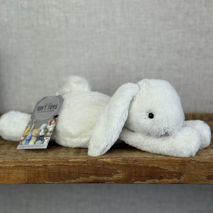 Jellycat SMALL White Smudge Bunny Rabbit - White Company White Bunny Smudge 10”