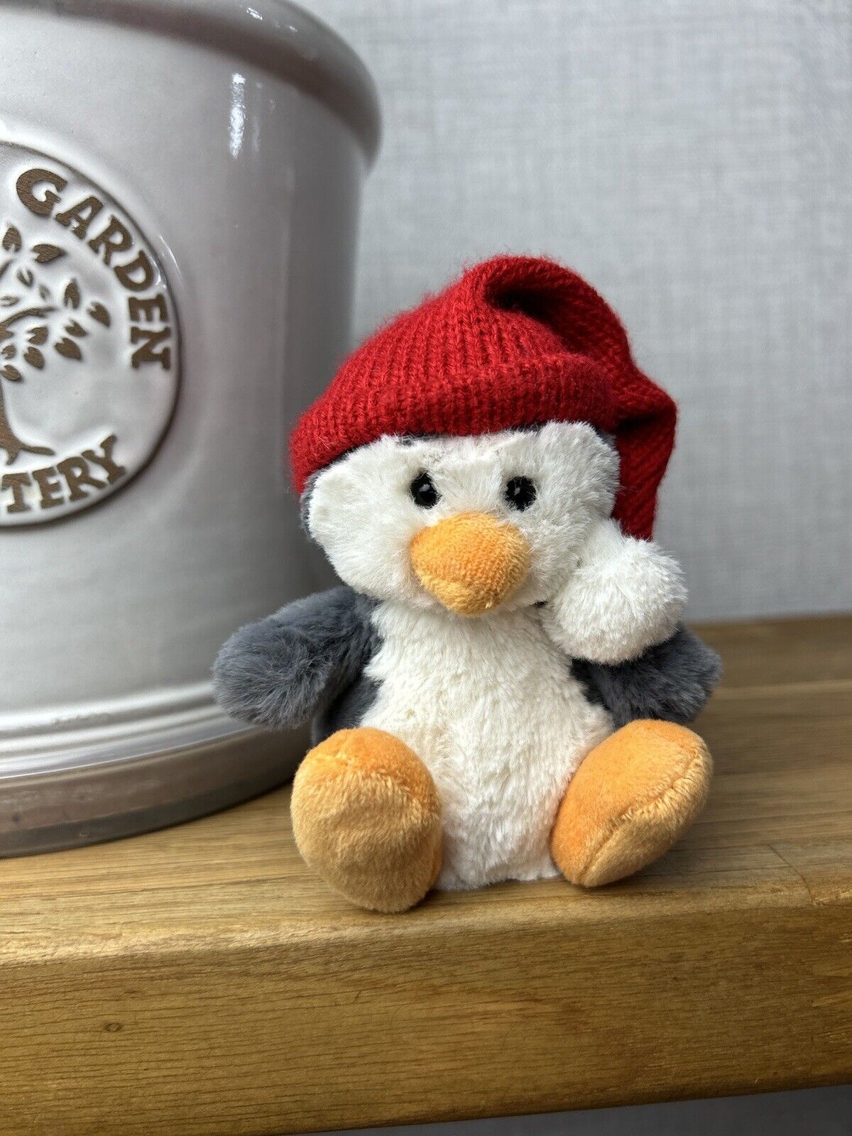 Jellycat Baby Poppet Penguin - Baby Poppet - Tiny Size 4” Little Penguin Hat