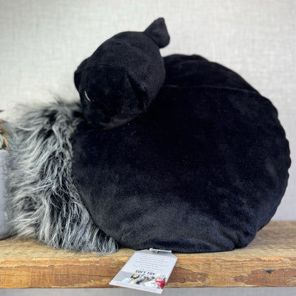 Jellycat Nestie Cat Soft Toy Plush NWOT - Black Cat Cushion Plush Rare 