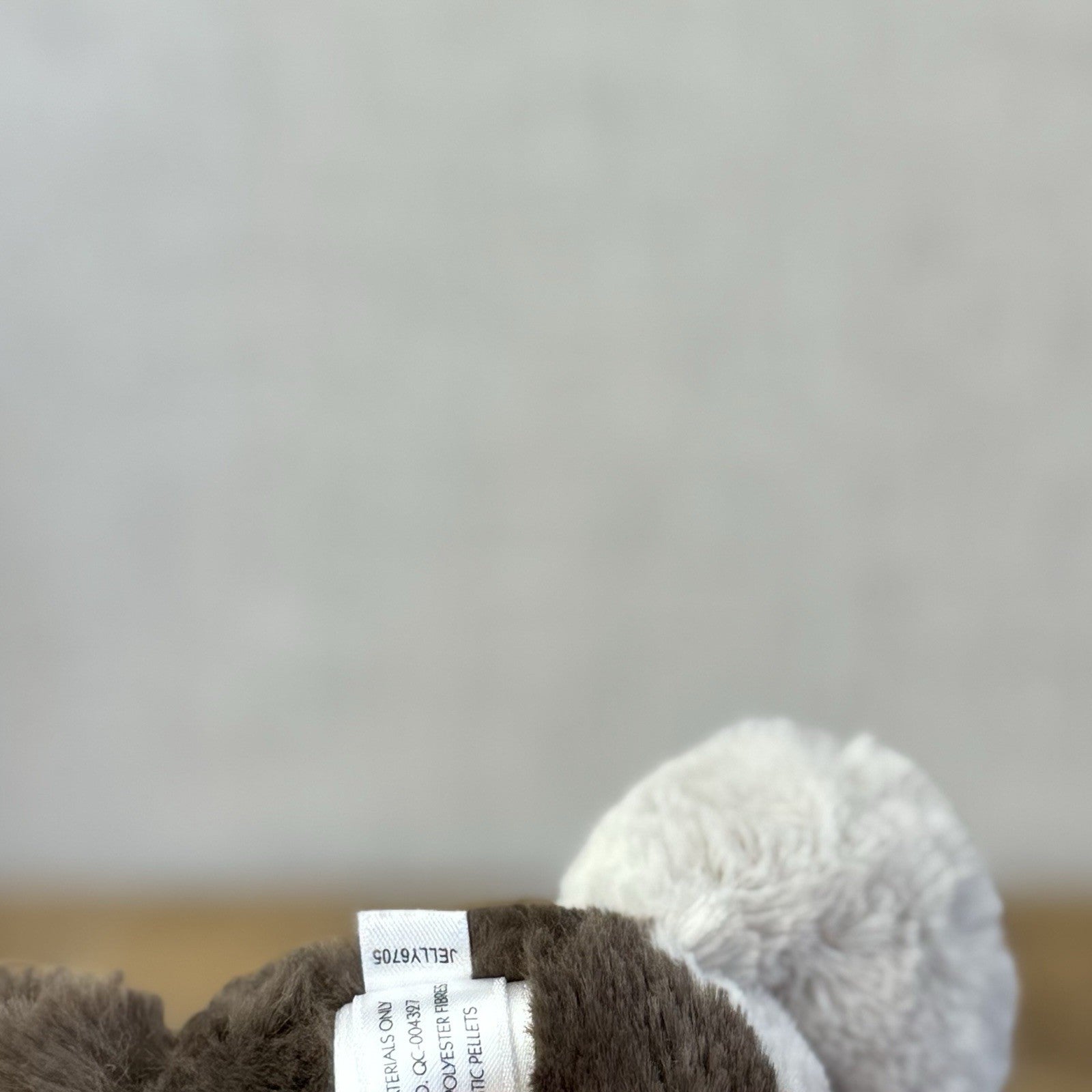 Jellycat Small Bashful Fudge Puppy - Brown Spaniel Bashful Dog Beanie Plush 8"