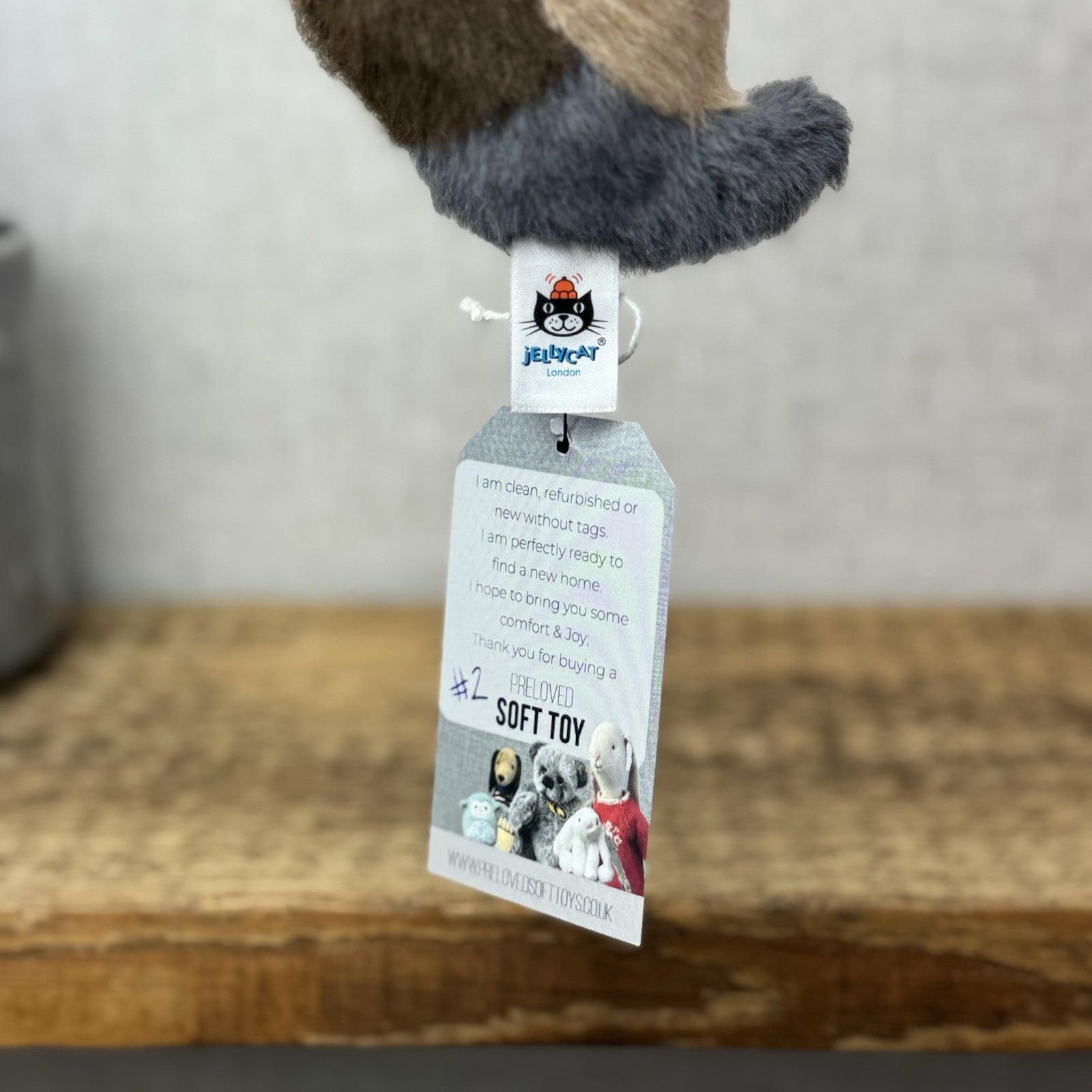 Jellycat Birdling Duck - Mallard Pocket Size Fluffy Bird Plush Retired 5" (#2)