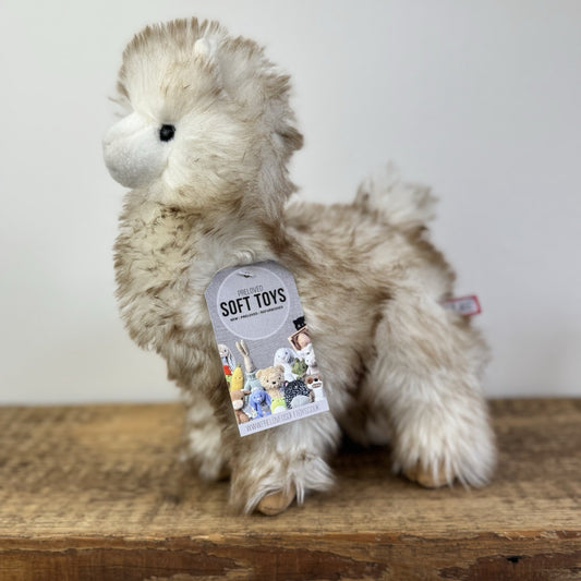 Douglas Alice Alpaca Stuffed Animal Soft Toy - Realistic Soft Toy Fluffy 10"