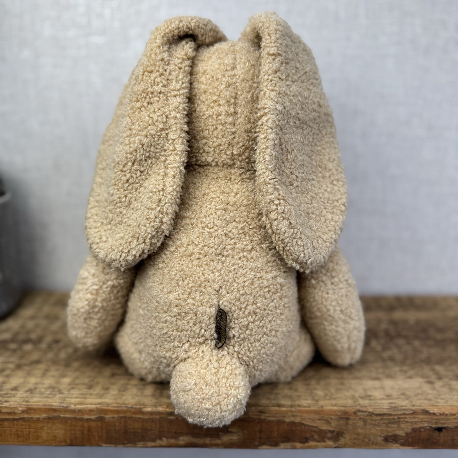 Mamas And Papas Vintage Bramwell Bunny Soft Toy Large 17 Beige Fleece Bunny