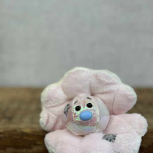 Blue Nose Friends Pandora Clam - Pink Clam Iridescent Details Rare Mini Plush