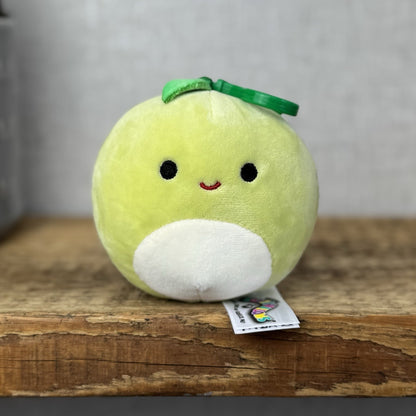 Squishmallow Keyring Clip Bagcharm - Apple Fruit Plush Keyring Ashley Apple 4"