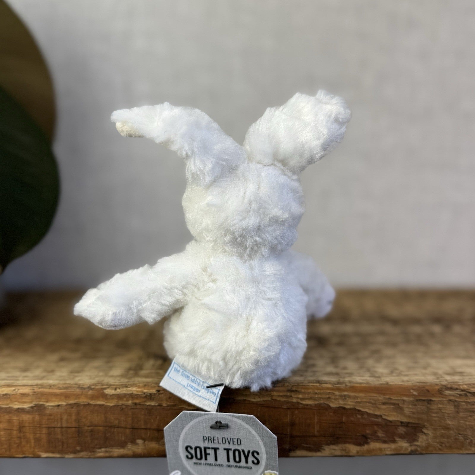 The Little White Company Tiny Bunny Tiny Pickles Bunny Rattle (Jellycat Collab)