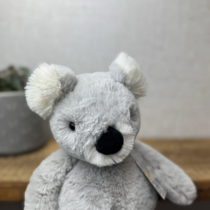 Jellycat Benji Koala Medium - Retired Soft Grey Beanie Koala Snugglet 14" (#2)