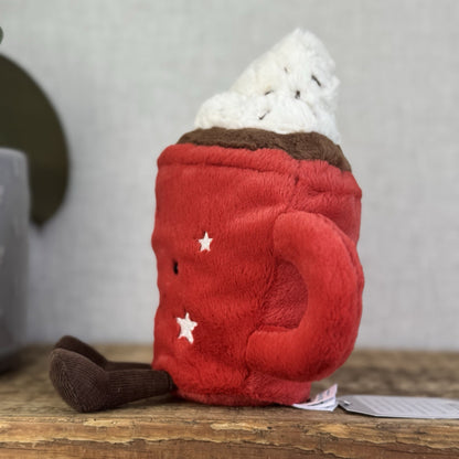 Jellycat Amuseable Hot Chocolate - Jellycat Drink Soft Toy Christmas 8" (#2)