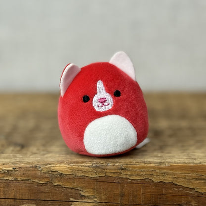 Squishmallow Squishville - Fitz Red Corgi Dog Mini Plush (Multi Buy Discount)