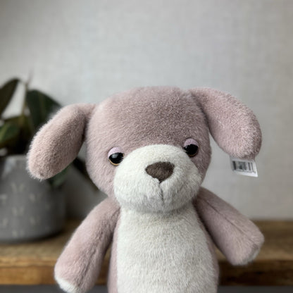 Jellycat Beepi Dog Medium Fluffy Soft Light Brown Plush Beanie With Tags 10”