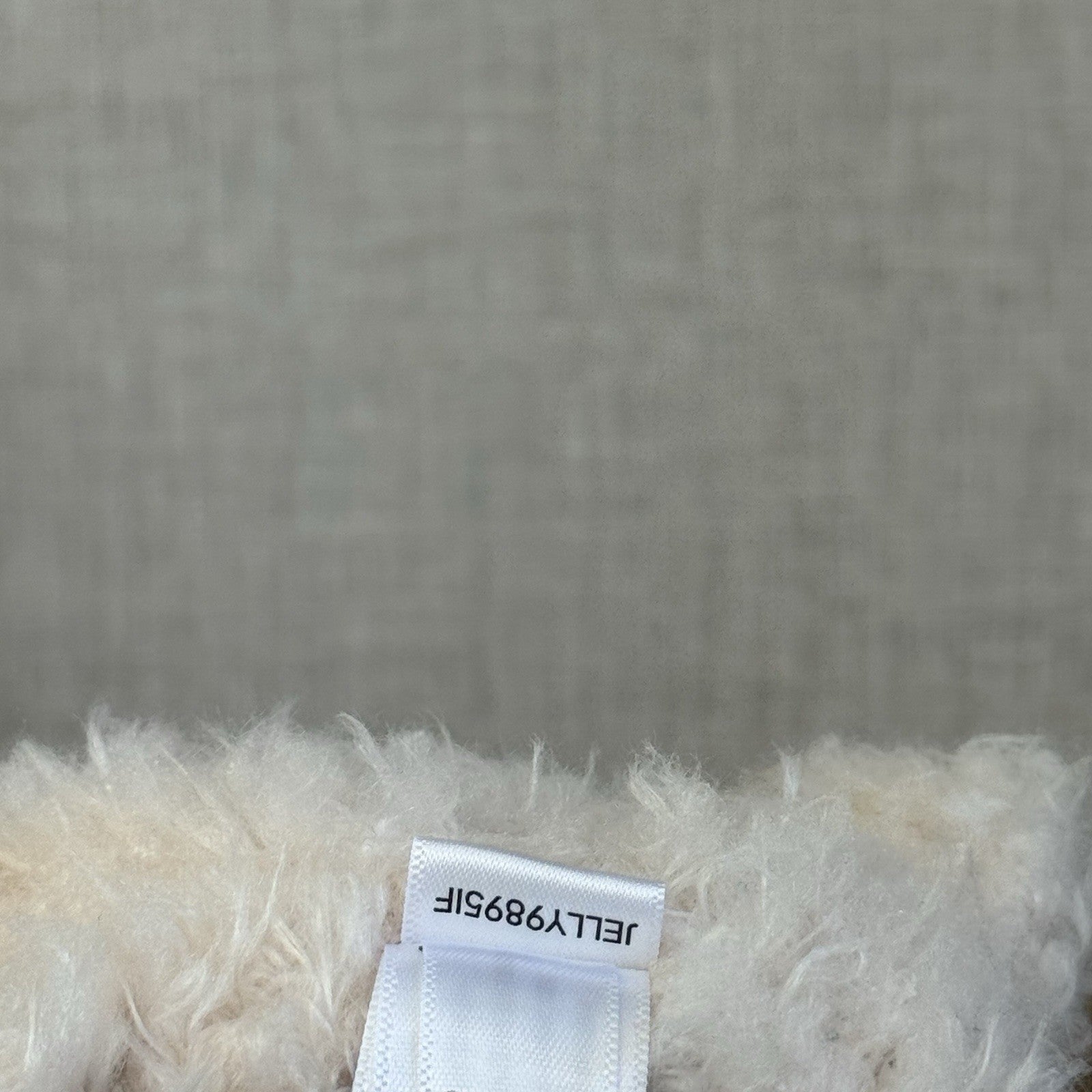 Jellycat Little Goat - Fluffy Beige/Off White Goat Beanie Soft Toy NWOT 7"