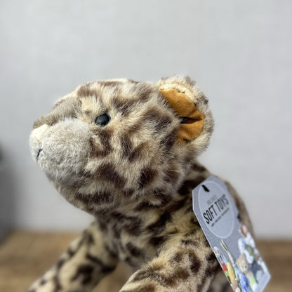 Ty 1991 Chi Chi Cheetah Leopard Plush Laying Down Vintage Floppy Cat 15”