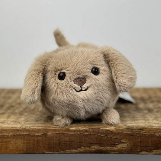 Jellycat Caboodle Puppy Dog - Brown Tiny Soft Toy Dog Small Honey Pup Retired 5"