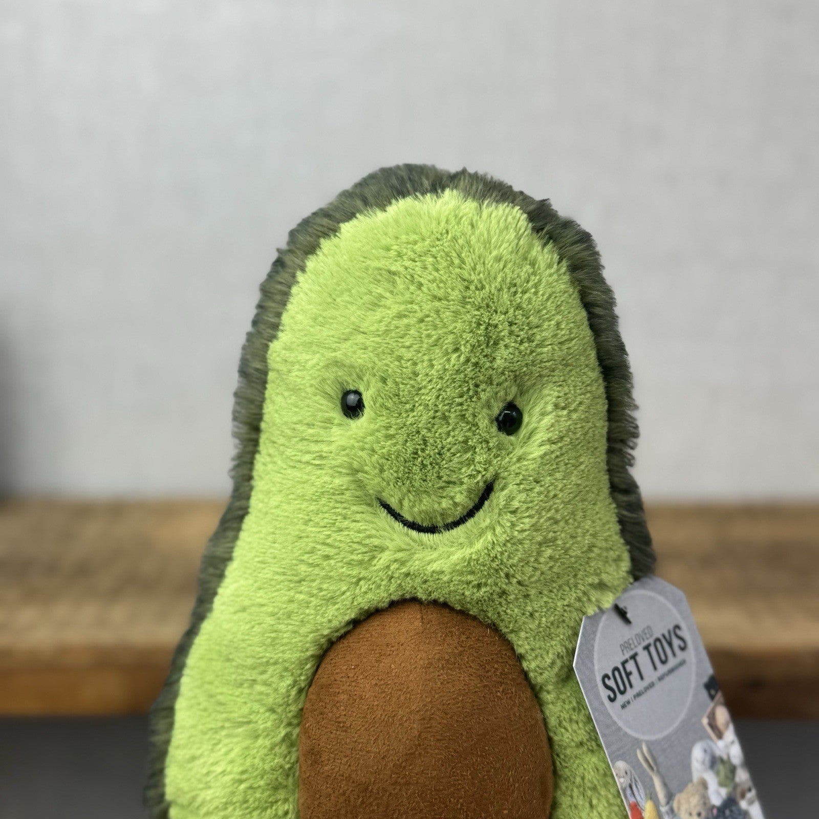 Jellycat Amuseable Avocado Medium - Soft Toy Food Play Green Fluffy Avocado 12”
