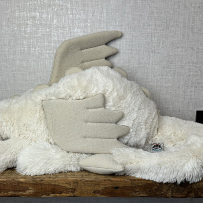 Jellycat Huge Snow Dragon - New With Tags Big White Sparkly Dragon 2ft