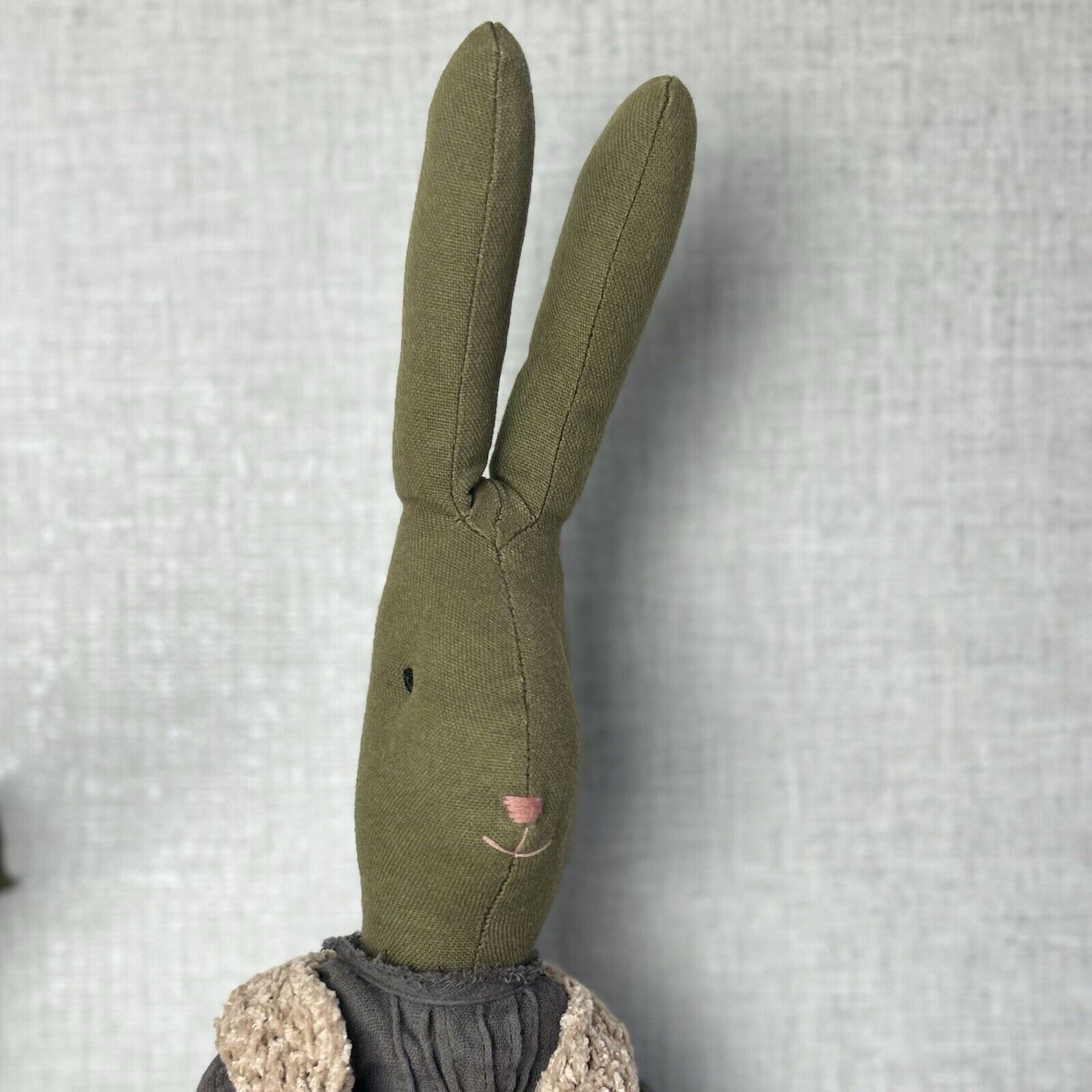 Maileg Large Diana - Large Brown Bunny Diana - Retired 2011 - Brown Bunny