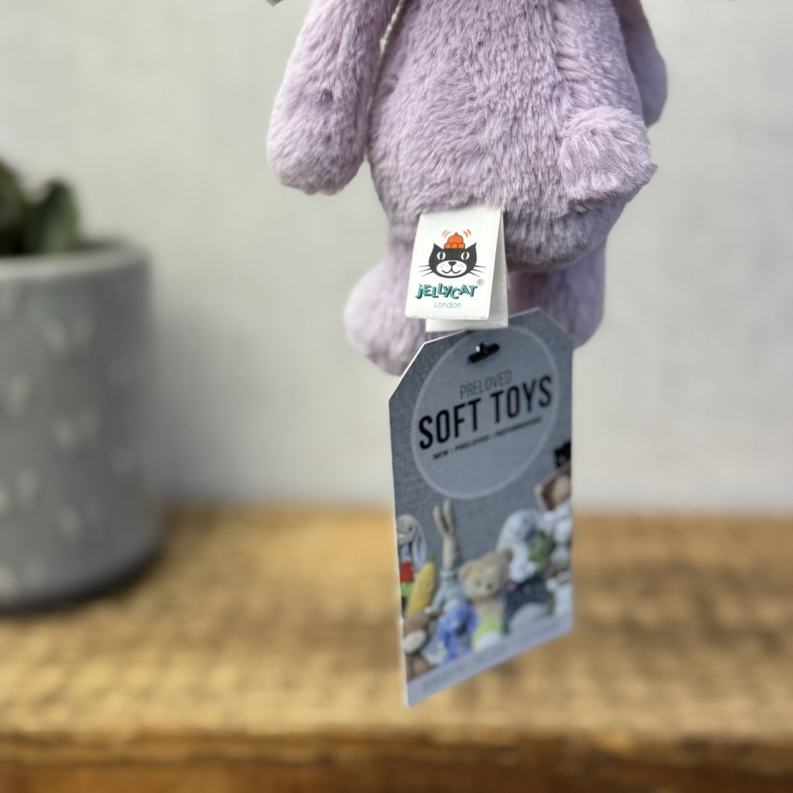 Jellycat Tiny Bashful Hyacinth Purple/Lilac Baby  Bunny - Miniature Rabbit 5"