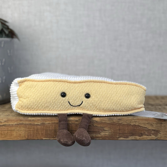 Jellycat Amuseable Brie (first Release) Cheese Original Beanie Plush NWOT