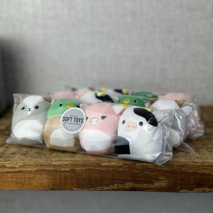 Squishmallow Squishville - Farm Squad (Goat,Pig,Cow&Duck) Bundle Mini 